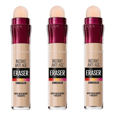 Maybelline Eraser Eye Concealer Light x 3