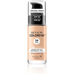 Fond de Teint Revlon Colorstay Make-Up Foundation pour Peaux Normales / Sèches (Divers Shades) - Medium Beige características