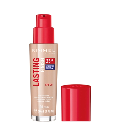 Fond de teint Lasting Finish 25 Hour avec Sérum Comfort Rimmel 30 ml (disponible en plusieurs teintes) - Ivory