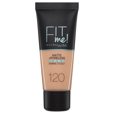 Fit Me! Maybelline Fond de Teint Matte + Poreless 30 ml (différentes teintes disponibles) - 120 Classic Ivory