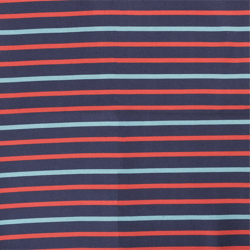 Imagen de Coupon de tissu rayures bleu marine et rouges al mejor precio Coupon de tissu rayures bleu marine et rouges precio
