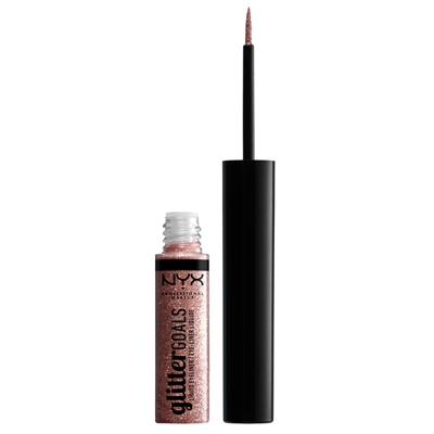 NYX Professional Makeup Glitter Goals Liquid Eyeliner (Various Shades) - Crystal Ball