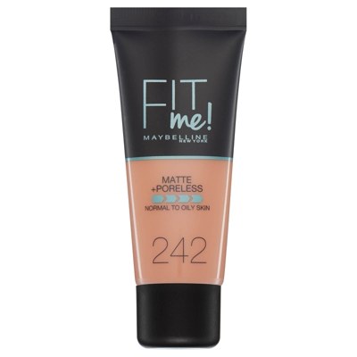 Fit Me! Maybelline Fond de Teint Matte + Poreless 30 ml (différentes teintes disponibles) - 242 Light Honey