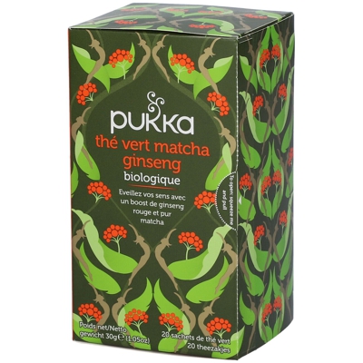 pukka Thé Vert Matcha Ginseng