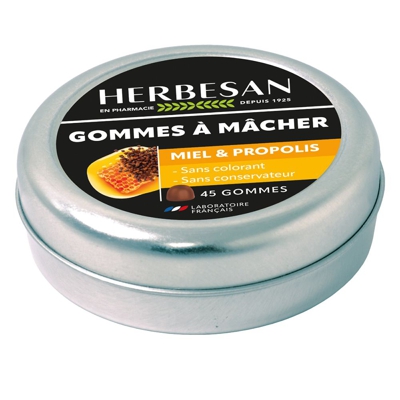 Herbesan® Gommes à macher Miel et Propolis