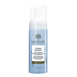 Sanoflore Aciana botanica Mousse d'eau nettoyante peau nue divine características