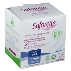 Detalles de la oferta de Saforelle® Serviette Hygiénique Coton BIO Saforelle® Serviette Hygiénique Coton BIO en oferta