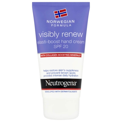Crème pour les mains SPF 20 Formule norvégienne Visibly Renew Neutrogena 75 ml