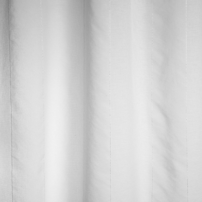 Tissu voile jacquard blanc et argent grande largeur