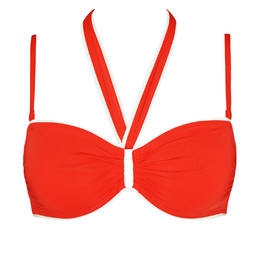 AUBADE haut de maillot de bain bandeau coques amovibles La Baie des Vagues