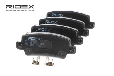 RIDEX Plaquettes De Frein 402B0183 Jeu De Plaquettes De Frein,Jeu de plaquettes de frein, frein à disque TOYOTA,COROLLA Verso ZER_, ZZE12_, R1_