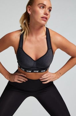 Hunkemöller HKMX Soutien-gorge de sport The All Star Maintien niveau 2 Gris