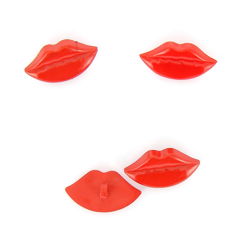 Boutons forme lèvre à queue 24mm precio