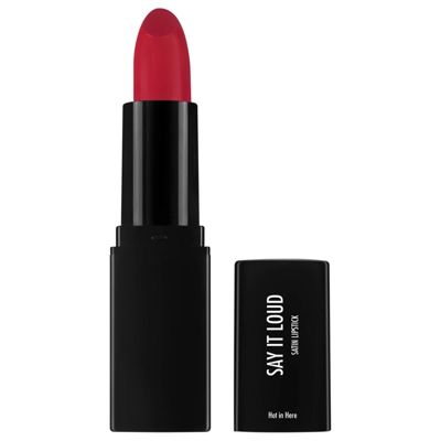 Sleek MakeUP Say it Loud Satin Lipstick 1.16g (Various Shades) - Hot in Here