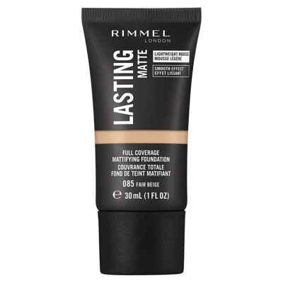 Rimmel London Lasting Matte Foundation 30ml (Various Shades) - 085 Fair Beige