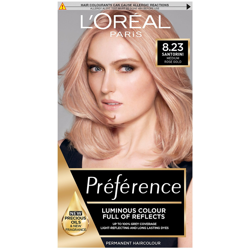L'Oréal Paris Préférence Infinia Hair Dye (Various Shades) - 8.23 Rose Gold Light Blonde precio