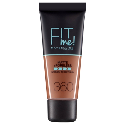 Fit Me! Maybelline Fond de Teint Matte + Poreless 30 ml (différentes teintes disponibles) - 360 Mocha