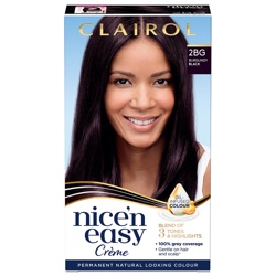 Clairol Nice' n Easy Crème Natural Looking Oil Infused Permanent Hair Dye 177ml (Various Shades) - 2BG Burgundy Black en oferta