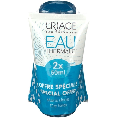 Uriage EAU Thermale Crème d'eau mains x2