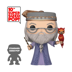 ALBUS DUMBLEDORE AVEC FAWKES SUPER OVERSIZED / HARRY POTTER / FIGURINE FUNKO POP características