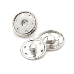 Boutons pression argent 30 mm características
