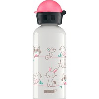 All My Friends Utilisation quotidienne 400 ml Aluminium Blanc, Bouteille d’eau