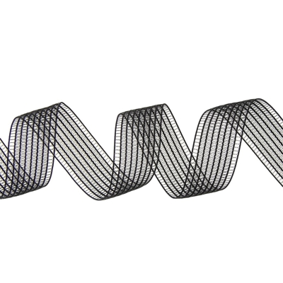 Élastique fronceur noir 25mm