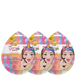 yes to Grapefruit Vitamin C Glow-Boosting Unicorn Single Use Peel-Off Mask (Pack of 3) características
