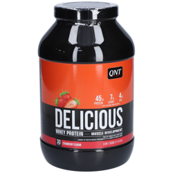 QNT Delicious Whey Protein Poudre fraise características