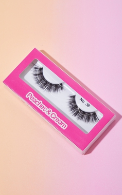 Peaches & Cream - Faux cils en imitation vison No.36, Noir