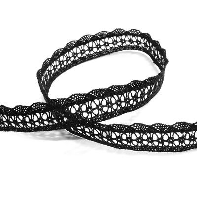 Ruban dentelle 20 mm noir