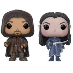 2-PACK ARAGORN ET ARWEN / LE SEIGNEUR DES ANNEAUX / FIGURINE FUNKO POP / EXCLUSIVE SDCC 2017 precio