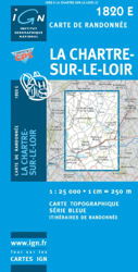 Carte de randonnée : La Chartre sur le Loir (Série Bleue) características