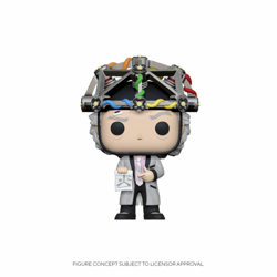 DOC EMMET BROWN AVEC CASQUE / RETOUR VERS LE FUTUR / FIGURINE FUNKO POP precio