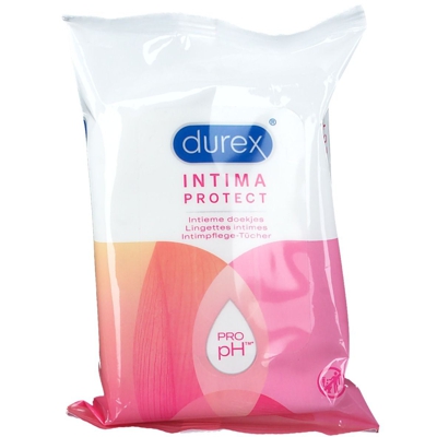 Durex Intima Protect Lingettes Intimes Pro pH™