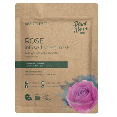 BeautyPro Rose Infused Sheet Mask 22ml