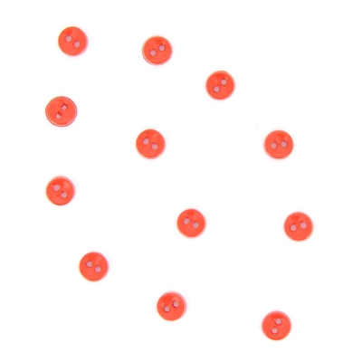 Boutons mini rouge 6 mm