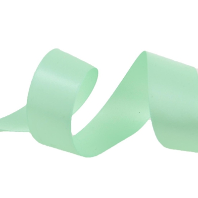Ruban satin double face 25 mm vert