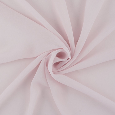 Tissu mousseline lourde rose poudré