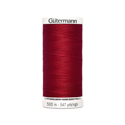 Bobine de fil pour tout coudre Gütermann - Rouge foncé precio