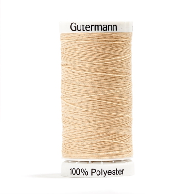 Bobine de fil polyester Gütermann - Beige - Marron
