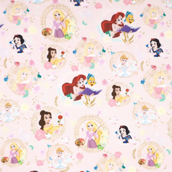 Tissu cretonne princesses Disney características