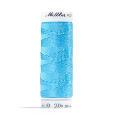 Bobine fil Poly Sheen bleu Mettler