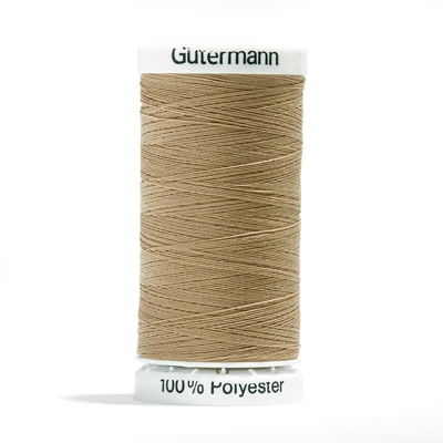 Bobine de fil polyester Gütermann - Beige - Marron