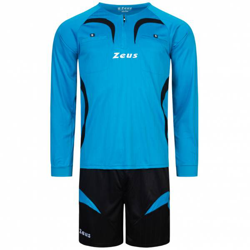 Zeus Hommes Arbitre Ensemble Maillot avec short Bleu precio