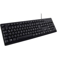 K-118 clavier USB QWERTZ Allemand Noir precio