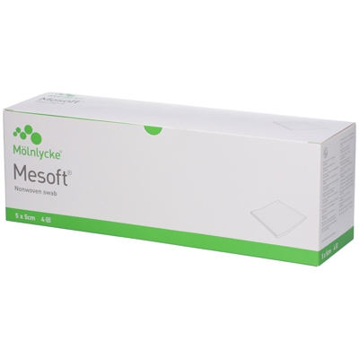Mesoft® Compresses en nontissé 5 x 5 cm