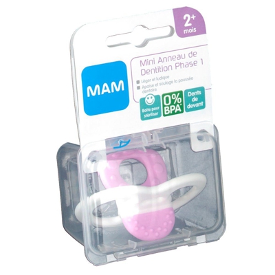 MAM Mini-anneau de dentition - Phase 1 (Couleur non sélectionnable)