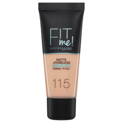 Fit Me! Maybelline Fond de Teint Matte + Poreless 30 ml (différentes teintes disponibles) - 115 Ivory características