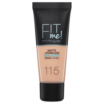 Fit Me! Maybelline Fond de Teint Matte + Poreless 30 ml (différentes teintes disponibles) - 115 Ivory
